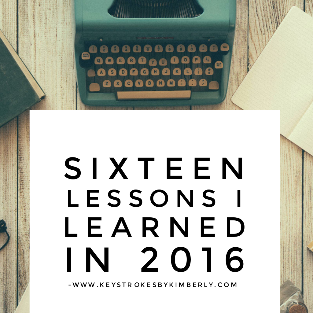 Sixteen Lessons I Learned in 2016